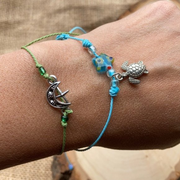 Earth and Sea Inspiration Bracelet set - Picture 9 of 11